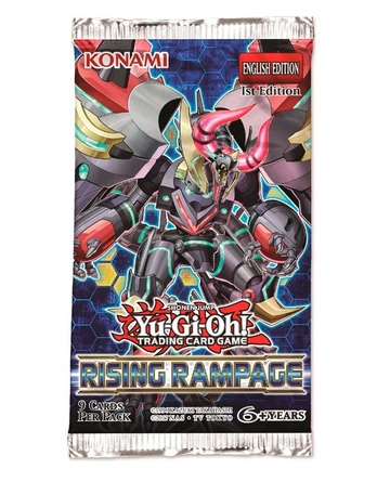 YUGIOH BOOSTER X 9 CARTAS - RISING RAMPAGE