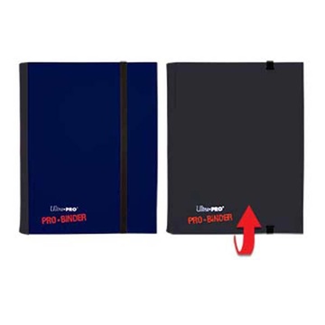 ALBUM ULTRA PRO- PRO BINDER AZUL Y NEGRO 4 BOLSILLOS